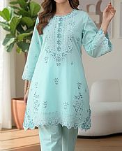Lsm Turquoise Lawn Suit (2 pcs)- Pakistani Lawn Dress