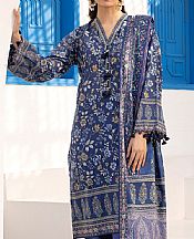 Lsm Blue Lawn Suit- Pakistani Designer Lawn Suits