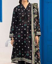 Lsm Black Lawn Suit- Pakistani Designer Lawn Suits