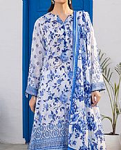 Lsm Blue Lawn Suit- Pakistani Lawn Dress