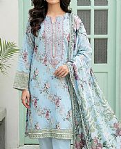 Light Blue Lawn Suit
