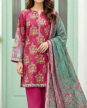 Dark Pink Lawn Suit