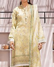 Cream Lawn Suit