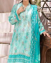 Pale Blue Lawn Suit