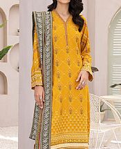 Lsm Mustard Pashmina Suit- Pakistani Winter Dress