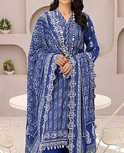 Lsm Lapis Blue Pashmina Suit- Pakistani Winter Clothing