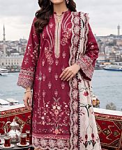 Wine Red Lawn Suit