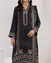 Lsm Black Cottel Suit- Pakistani Winter Dress