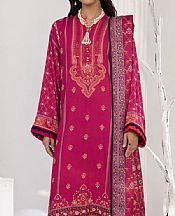 Lsm Dark Pink Cottel Suit- Pakistani Winter Clothing