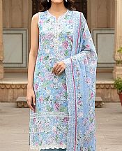 Baby Blue Lawn Suit