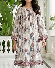 Lsm Off-white Lawn Suit (2 pcs)- Pakistani Designer Lawn Suits