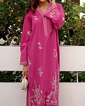Lsm Solid Pink Lawn Suit (2 pcs)- Pakistani Lawn Dress