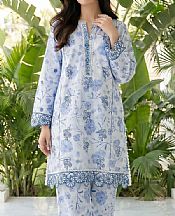 Lsm Sky Blue Lawn Suit (2 pcs)- Pakistani Designer Lawn Suits