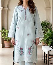 Lsm Sky Blue Lawn Suit (2 pcs)- Pakistani Designer Lawn Suits