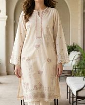 Lsm Ivory Lawn Suit (2 pcs)- Pakistani Designer Lawn Suits