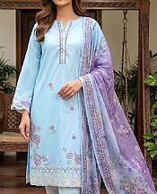 Baby Blue Lawn Suit