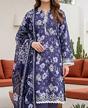 Ink Blue Lawn Suit