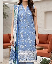 Cadet Blue Lawn Suit