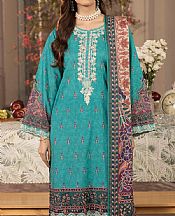 Lsm Sea Green Lawn Suit- Pakistani Designer Lawn Suits