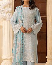 Lsm Light Blue Lawn Suit- Pakistani Lawn Dress