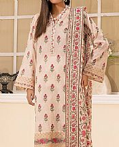 Lsm Beige Lawn Suit- Pakistani Lawn Dress