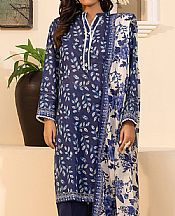 Lsm Navy Blue Lawn Suit- Pakistani Lawn Dress