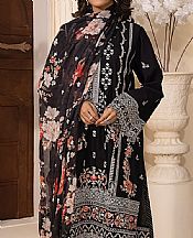 Lsm Black Lawn Suit- Pakistani Designer Lawn Suits