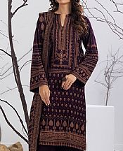 Lsm Purple Woven Suit- Pakistani Winter Dress