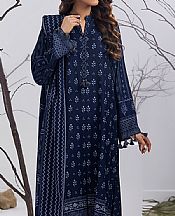 Lsm Navy Blue Woven Suit- Pakistani Winter Clothing