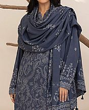 Lsm Bright Grey Pashmina Suit- Pakistani Winter Dress