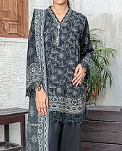 Lsm Davy Grey Pashmina Suit- Pakistani Winter Clothing