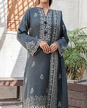 Lsm Slate Grey Pashmina Suit- Pakistani Winter Dress