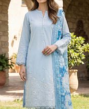 Lsm Pale Aqua Lawn Suit- Pakistani Lawn Dress
