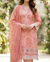 Lsm Peach Lawn Suit- Pakistani Designer Lawn Suits