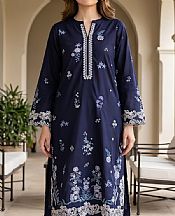 Lsm Navy Blue Lawn Suit (2 pcs)- Pakistani Designer Lawn Suits