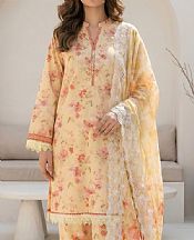 Cream Lawn Suit