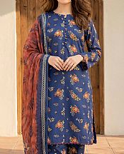 Lsm Blue Lawn Suit- Pakistani Lawn Dress