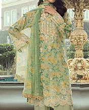 Lsm Sage Green Lawn Suit- Pakistani Designer Lawn Suits