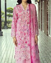 Lsm Pink Lawn Suit- Pakistani Designer Lawn Suits
