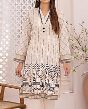 Lsm Ivory Lawn Suit (2 Pcs)- Pakistani Lawn Dress