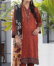 Lsm Pale Carmine Lawn Suit- Pakistani Lawn Dress