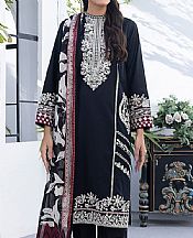 Lsm Black Lawn Suit- Pakistani Designer Lawn Suits