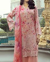 Lsm Peach Lawn Suit- Pakistani Lawn Dress
