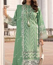 Lsm Light Green Lawn Suit- Pakistani Designer Lawn Suits