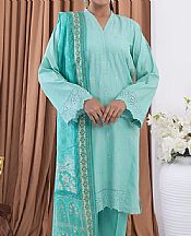 Lsm Turquoise Lawn Suit- Pakistani Lawn Dress