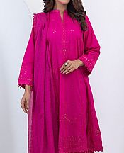 Lsm Hot Pink Lawn Suit- Pakistani Lawn Dress