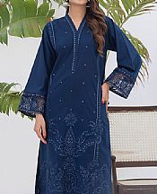 Lsm Blue Zodiac Lawn Suit (2 pcs)- Pakistani Lawn Dress