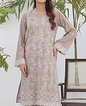 Lsm Dusty Grey Lawn Suit (2 pcs)- Pakistani Lawn Dress