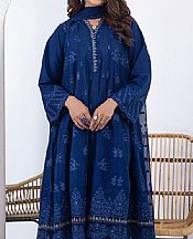 Lsm Blue Lawn Suit- Pakistani Lawn Dress