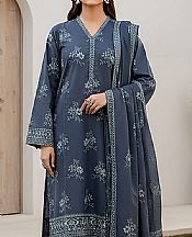 Lsm Slate Grey Pashmina Suit- Pakistani Winter Clothing
